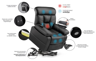 Miniatura SILLÓN LH NEW IMPERIAL UNDULHAR SYSTEM® LEVANTA PERSONAS